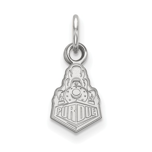 Sterling Silver Purdue University Boilermakers Charm 3/8in