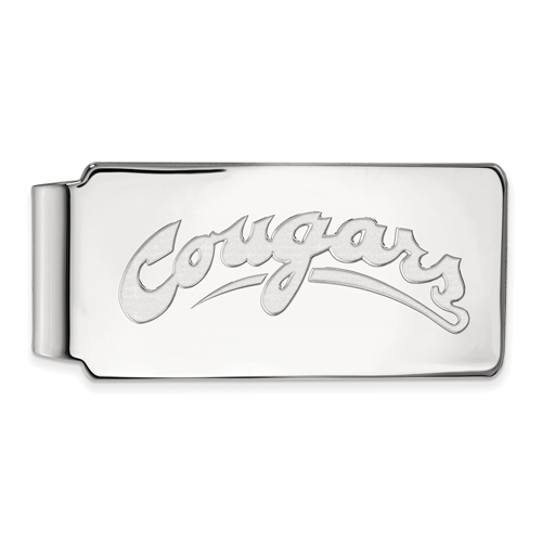 14kt White Gold Washington State University Cougars Money Clip