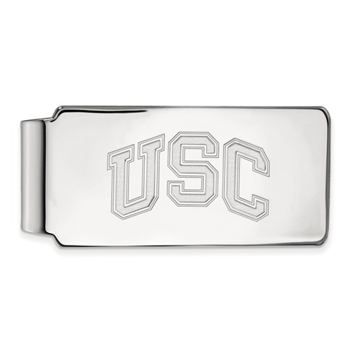 Sterling Silver University of Southern California Money Clip