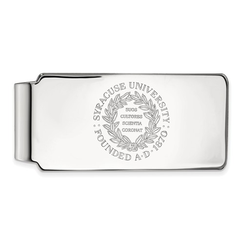 Syracuse University Crest Money Clip Sterling Silver