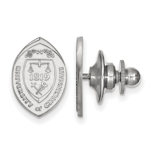 Sterling Silver University Of Cincinnati Logo Lapel Pin