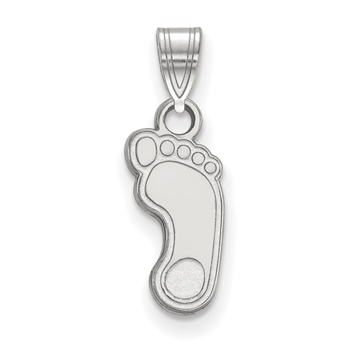 14kt White Gold 1/2in University of North Carolina Tar Heel Pendant