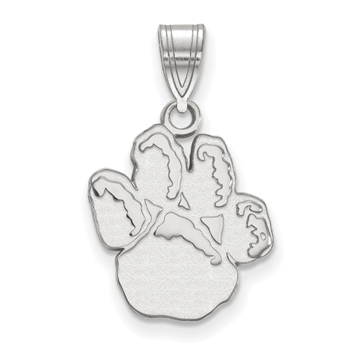 Sterling Silver 5/8in University of Pittsburgh Paw Pendant
