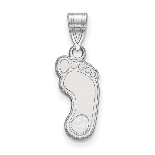 Sterling Silver 5/8in University of North Carolina Tar Heel Pendant