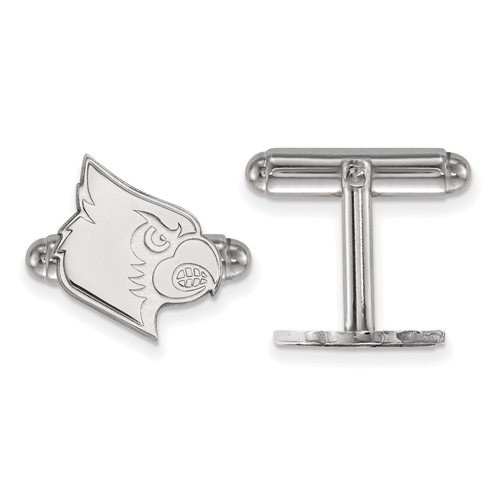 Sterling Silver University of Louisville Cardinals Cuff Links
