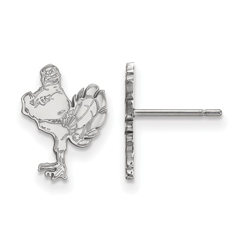 Sterling Silver Virginia Tech Logo Post Earrings