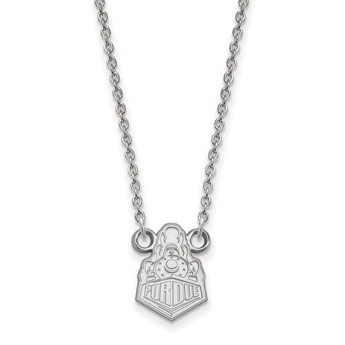 Sterling Silver Purdue University Boilermakers Small Necklace