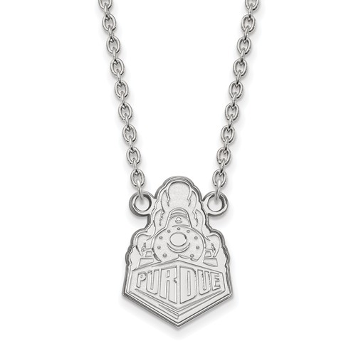 Sterling Silver Purdue University Boilermakers Necklace