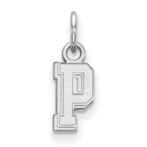 Sterling Silver 3/8in University of Pittsburgh P Pendant