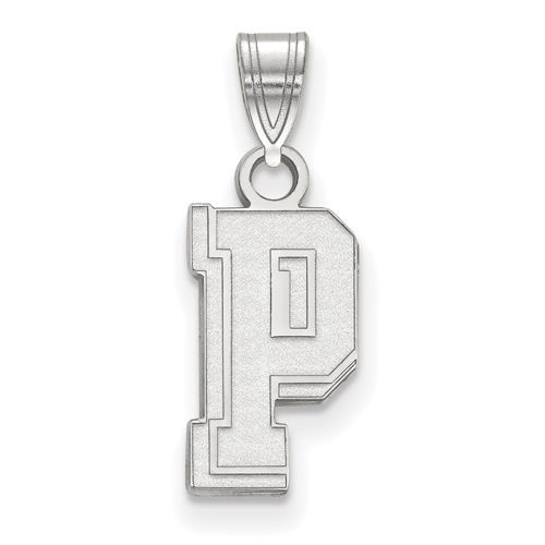 Sterling Silver 1/2in University of Pittsburgh P Pendant