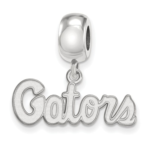 Sterling Silver University of Florida Gators Extra Small Dangle Bead