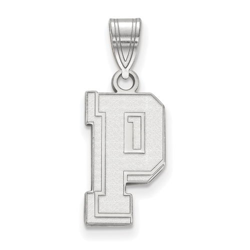 Sterling Silver 5/8in University of Pittsburgh P Pendant