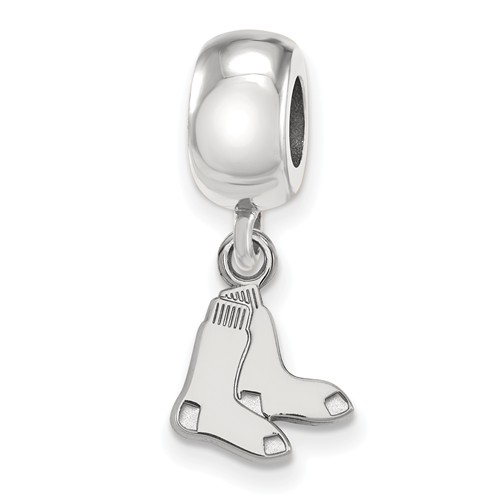 Sterling Silver Boston Red Sox Extra Small Bead Charm Dangle