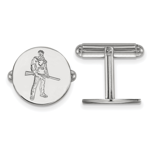 Sterling Silver West Virginia University Mountaineer Cuff Links