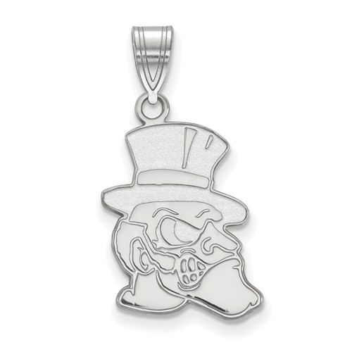 Wake Forest University Demon Deacon Pendant 3/4in Sterling Silver