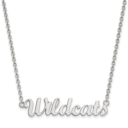 Kansas State University Wildcats Script Necklace Sterling Silver