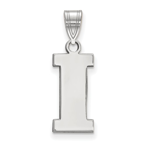 University of Iowa I Pendant 5/8in Sterling Silver