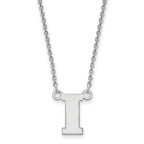 University of Iowa I Necklace Sterling Silver