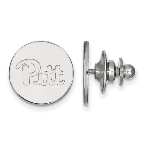 14k White Gold University of Pittsburgh Lapel Pin