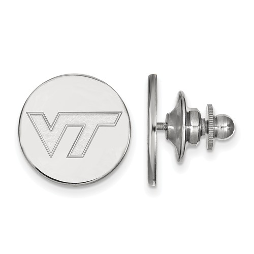 14k White Gold Virginia Tech Lapel Pin