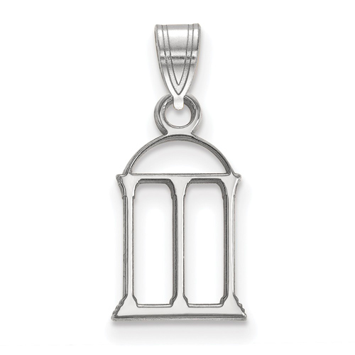 10kt White Gold 1/2in University of Georgia Arch Pendant