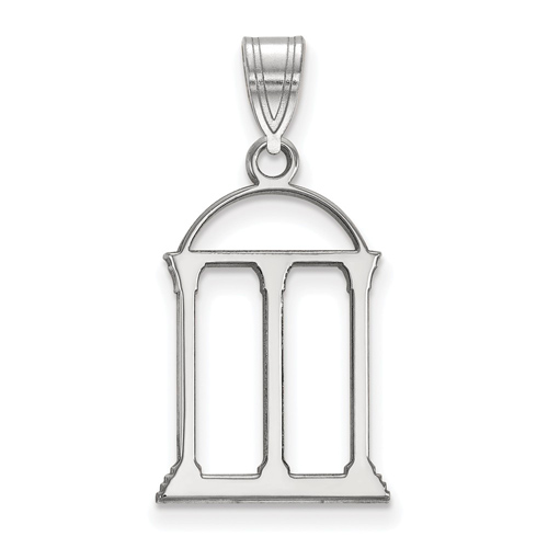 Sterling Silver 3/4in University of Georgia Arch Laser-cut Pendant