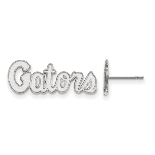 University of Florida Gators XS Script Earrings 14k White Gold