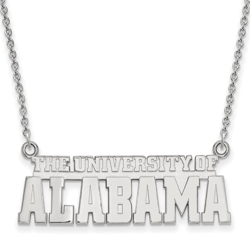 Sterling Silver The University of Alabama Pendant
