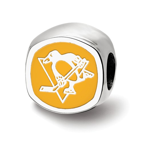 Sterling Silver Pittsburgh Penguins Bead