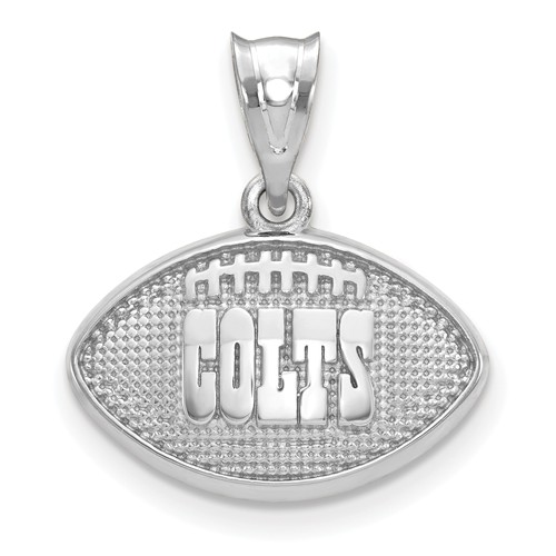 Indianapolis Colts Football Pendant Sterling Silver