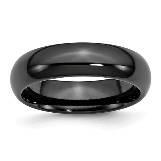 Black Titanium 6mm Wedding Band