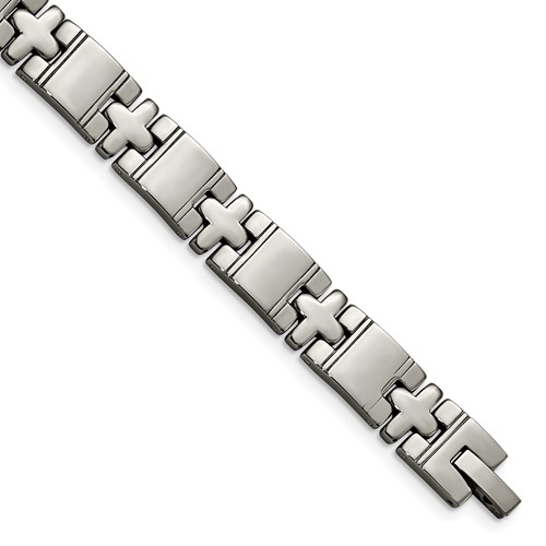 Titanium Polished Bracelet 8.25in