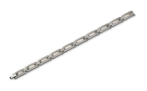 Titanium 8.5in Brushed & Polished Link Bracelet