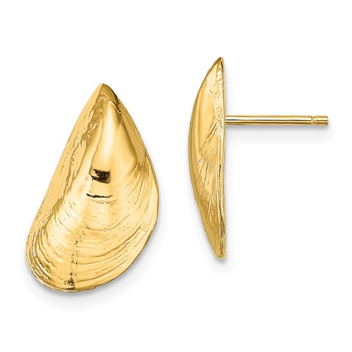 Mermaid Maiden Vintage style shell shape drop earring – The Oblong Box Shop™