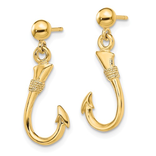Fish hook earrings meaning Clearance