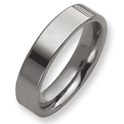 6mm Pipe Cut Tungsten Ring