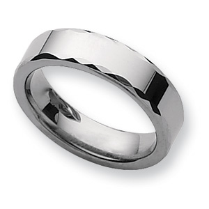 6mm Tungsten Ring with Facets