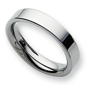 5mm Pipe Cut Tungsten Ring
