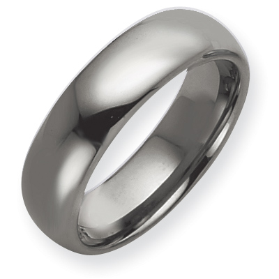 7mm Domed Tungsten Ring