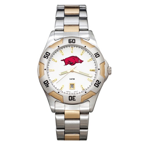 University of Arkansas Men's All-Pro Two-tone Watch