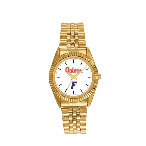 University of Florida Men's Pro Gold-tone Stainless Steel Watch