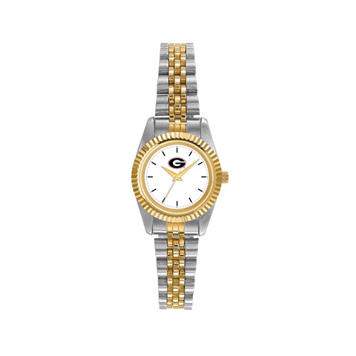 University of Georgia Ladies' Pro Two-tone Stainless Steel Watch