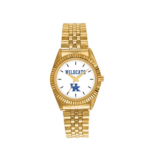 University of Kentucky Men's Pro Gold-tone Stainless Steel Watch