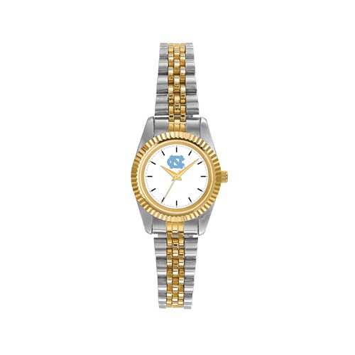 Univ of North Carolina Ladies' Pro Two-tone Stainless Steel Watch