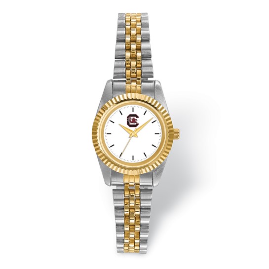 Univ of South Carolina Ladies' Pro Two-tone Stainless Steel Watch