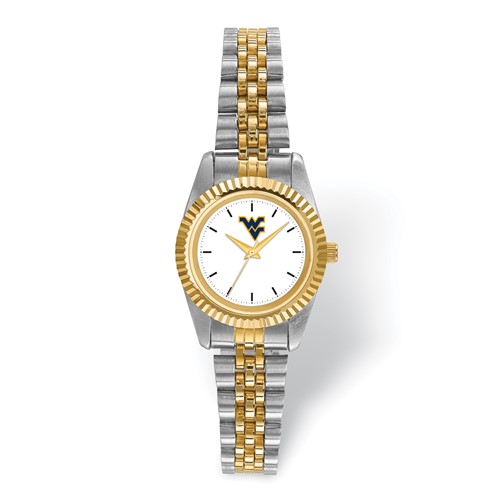 West Virginia University Ladies' Pro Two-tone Stainless Steel Watch