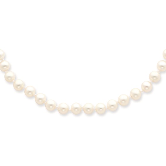 14kt Yellow Gold 4-5mm Freshwater Cultured Pearl 16in Strand Necklace