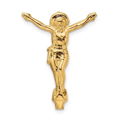 14k Yellow Gold Risen Christ Pendant 1in