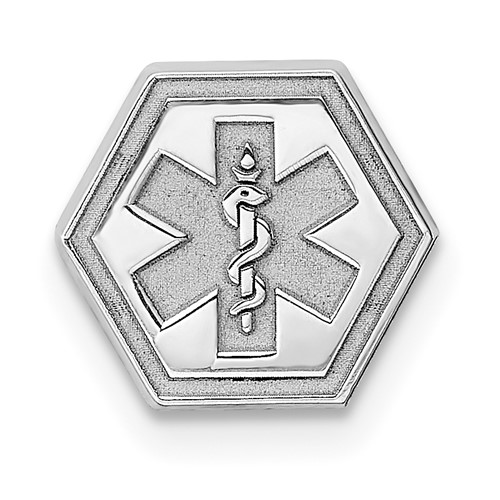 Petite Medical Charm 5/16in - Sterling Silver