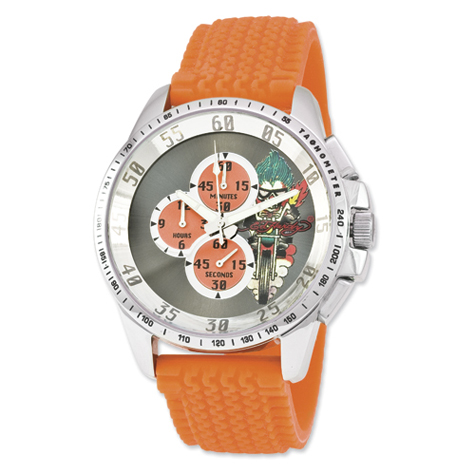 Ed Hardy Dragster Orange Watch